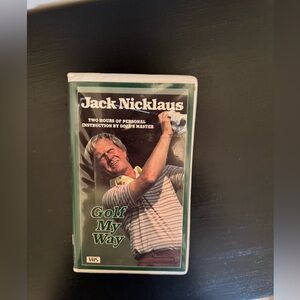 Jack Nicklaus Golf My Way VHS - Green Cover